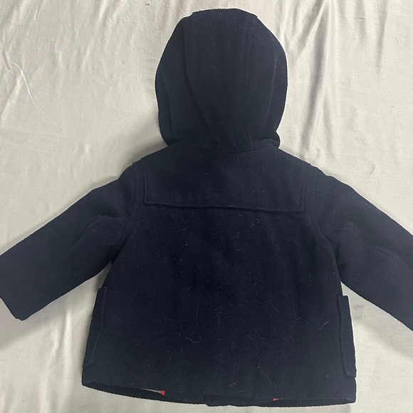 GAP Navy Wool/Rayon blend Kids Pea Coat with Toggle Details - Picture 4 of 5